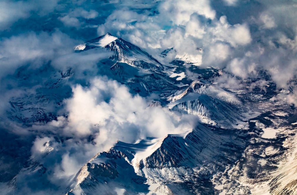 Vista panoramica dall'alto simbolo di successo